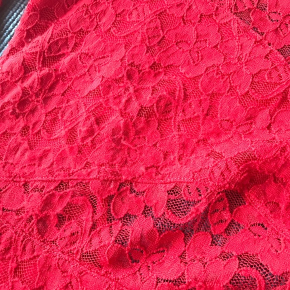 🌹 Red Lace Express Dress 🌹 - Picture 9 of 9